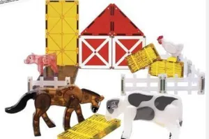 SET 25 PCS MAGNA-T FARM ANIMALS