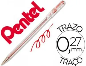 BOLIGRAFO PENTEL ROJO BK77