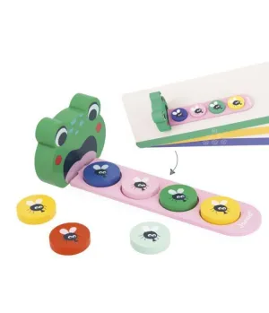 JUEGO SECUENCIAS MADERA CON FICHAS RANA