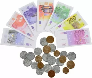 SET MONEDAS Y BILLETES PAPEL EUROS