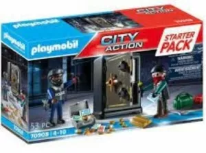 CAJA FUERTE STARTER PACK PLAYMOBIL