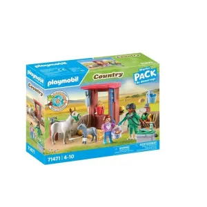 VETERINARIA DE GRANJA PLAYMOBIL