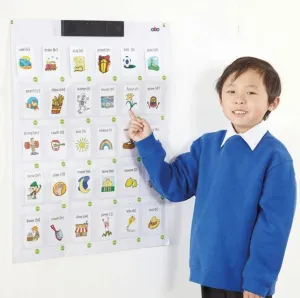 PIZARRA INTERACTIVA INTERACTIVE WALL CUADRICULA CON COMPARTIMENTOS GRABABLE