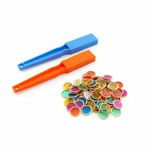 BARRAS MAGNETICAS CON 100 FICHAS IMANTADAS