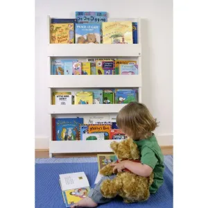 LIBRERÍA MONTESSORI MADERA 115X77 BLANCA