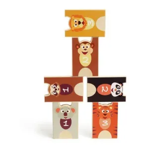 BOLOS Y TORRE APILABLE MADERA