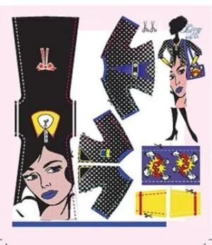 ROPA LYZZY POP ARTE PARA MANIQUÍ