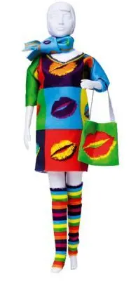 ROPA SALLY BESOS PARA MANIQUÍ