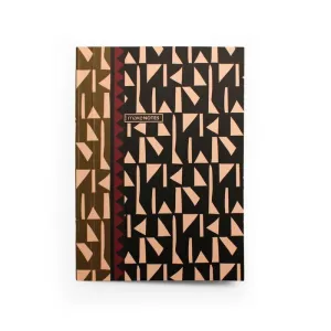 CUADERNO ENCOLADO A6 RAYADO 80 HOJAS 80 G TRIBAL ELEGANCE