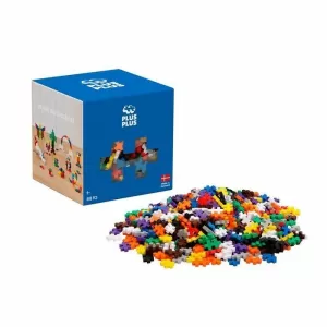 JUEGO CUBO DE PIEZAS PLUS PLUS: BASIC 600 PCS PLUS PLUS