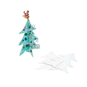 C/ 12 ARBOLES NAVIDAD PARA MANUALIDADES