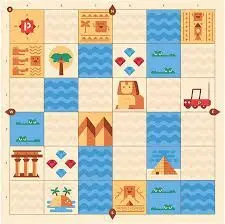 CUBETTO MAPA ANTIGUO EGIPTO