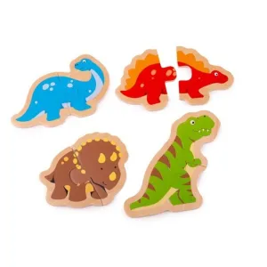 C/4 PUZZLE MADERA 1 AÑO DINOSAURIOS