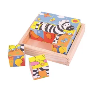 PUZZLE CUBOS SAFARI