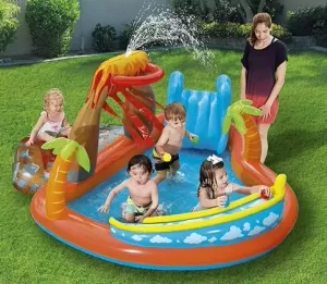 PISCINA INFLABLE DE JUEGOS VIDA MARINA 280 X 257 X 87 CM