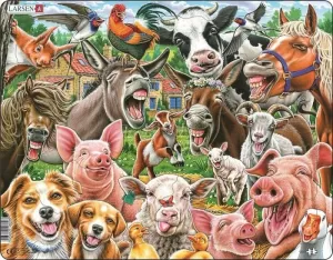 PUZZLE FELICIDAD EN LA GRANJA