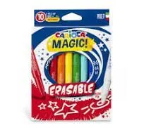 C/10 ROTULADORES MÁGICOS BORRABLES CAMBIA COLOR CARIOCA