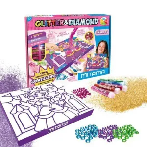 SET MANUALIDADES PURPURINA Y DIAMANTES