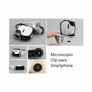 CLIP LENTE MICROSCOPIO PARA TABLET O MOVIL