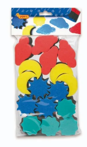 BOLSA COLGABLE 16 ESPONJAS 4 FORMAS SURTIDAS