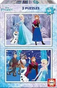 PUZZLE FROZEN 2X48 PZS