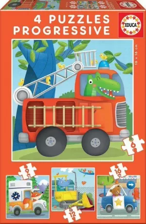 PUZZLE PROGRESIVO 6-9-12-16 PATRULLA DE RESCATE