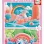PUZZLE 2X48 PIEZAS UNICORNIOS MAGICOS