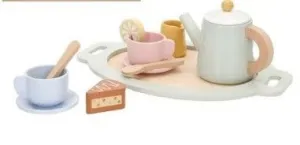 JUEGO DE TE MADERA +24M