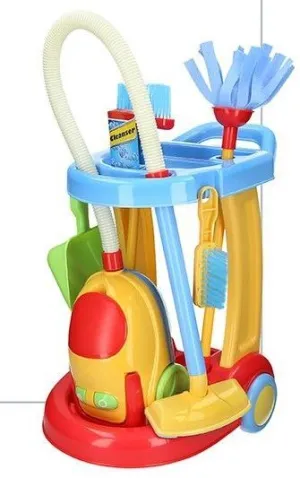 CARRITO LIMPIEZA CON ASPIRADOR PREMIUM PLASTICO