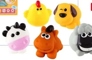 SET 5 ANIMALES GRANJA BLANDOS