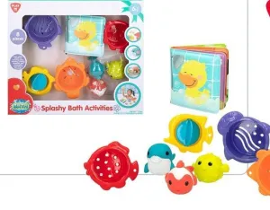 SET 8 JUGUETES BAÑO +6M