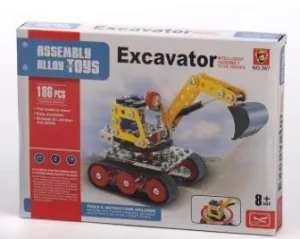 MONTA TU EXCAVADORA 186PCS METAL