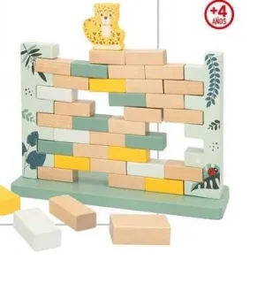 JUEGO MURO Y JENGA MADERA + 4 AÑOS