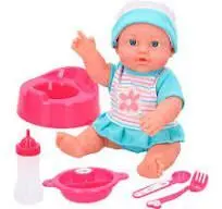 BEBE MUÑECA 32 CM CON ACCESORIOS