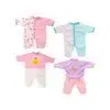 SET 4 ROPA BEBE MUÑECA