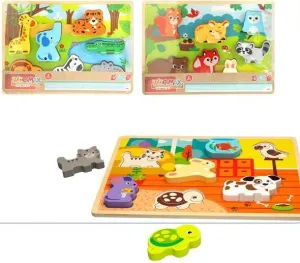 ENCAJABLE ANIMALES MODELO SURTIDO UNIDAD MADERA