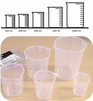 JARRAS DE MEDIDA 5 PIEZAS MINILAND