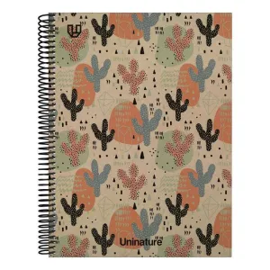 CUADERNO A4 FORRADO 80 HOJAS 90GR LISO CACTUS