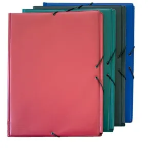 CARPETA A5 GOMAS SOLAPA PLASTICO NEGRO