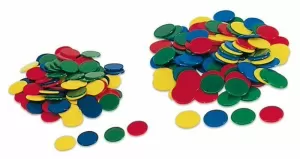 SET 100 FICHAS COLORES PARCHIS 