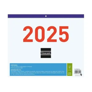 CALENDARIO 2025 FALDILLA ESCRIBIR F43 30X24,7