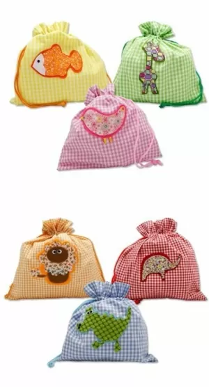 BOLSA GUARDERIA ANIMALES SURTIDAS