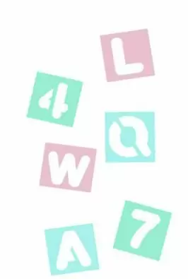 SET DE 36 PIEZAS PLANTILLAS LETRAS Y NUMEROS