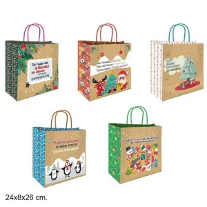 BOLSA NAVIDAD 26X8X24CM