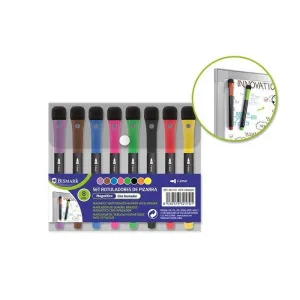 C/8 ROTULADOR PIZARRA IMANTADO CON BORRADOR 