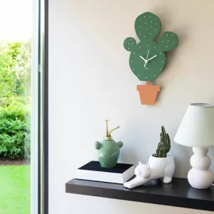 RELOJ DE PARED CACTUS