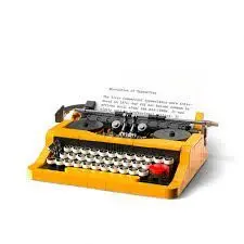 MAQUETA BLOQUES CONSTRUCCION MAQUINA DE ESCRIBIR