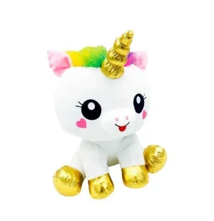 PELUCHE UNICORNIO MULTICOLOR 20CM