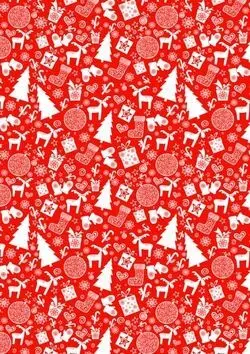 BOBINA PAPEL REGALO NAVIDAD 31CM X 2KG