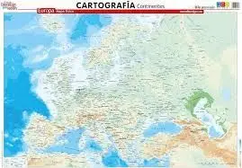 MAPA DE EUROPA. FÍSICO